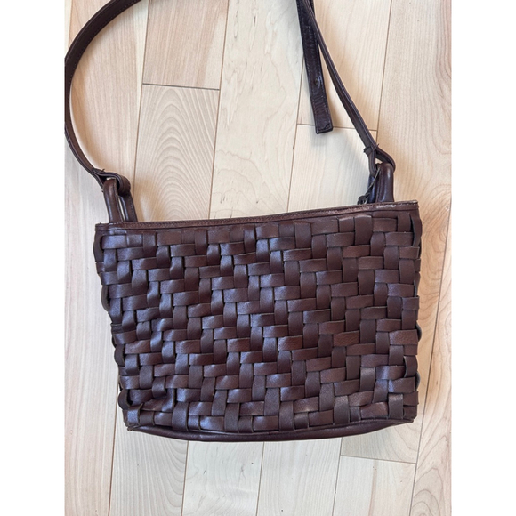 Vintage Gabay Woven Leather Shoulder Bag – Uruguay Made - Picture 3 of 10